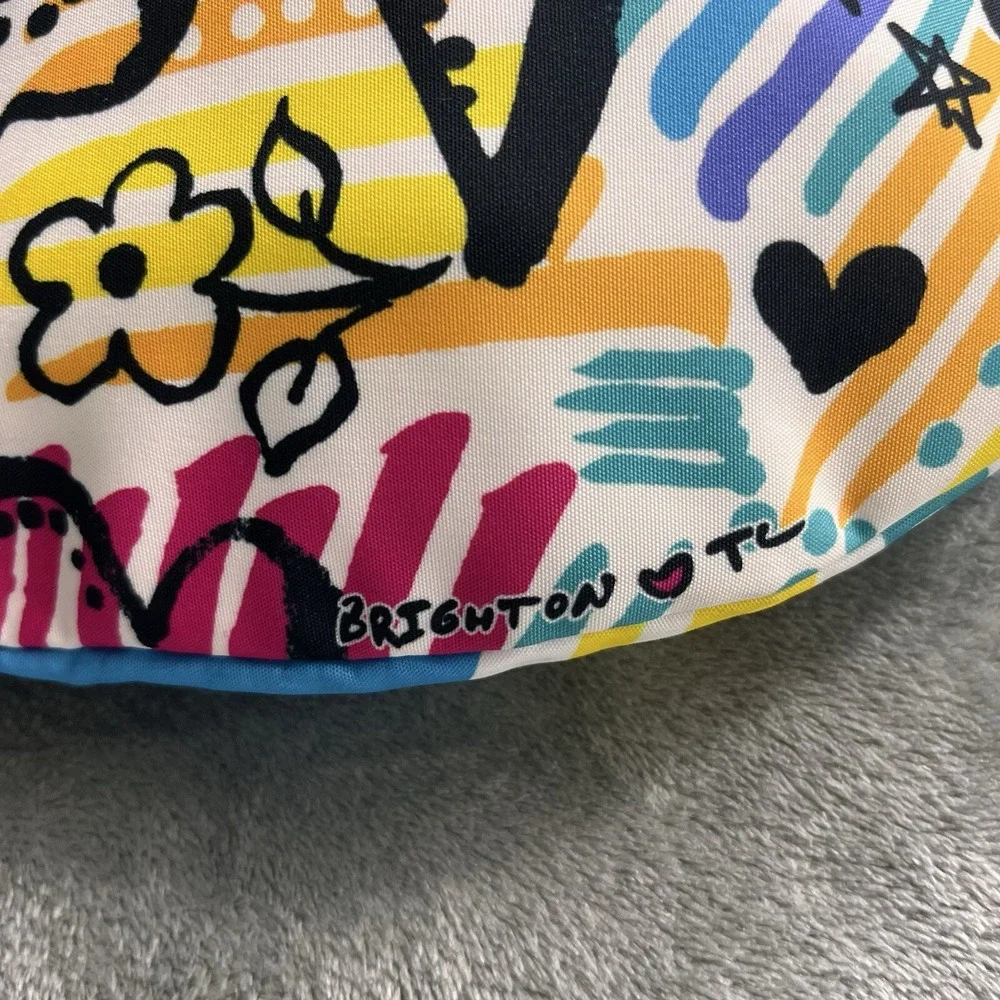 Brighton Graffiti Love Floral Crossbody Belt Bag Fanny Pack Catherine Hong Multi